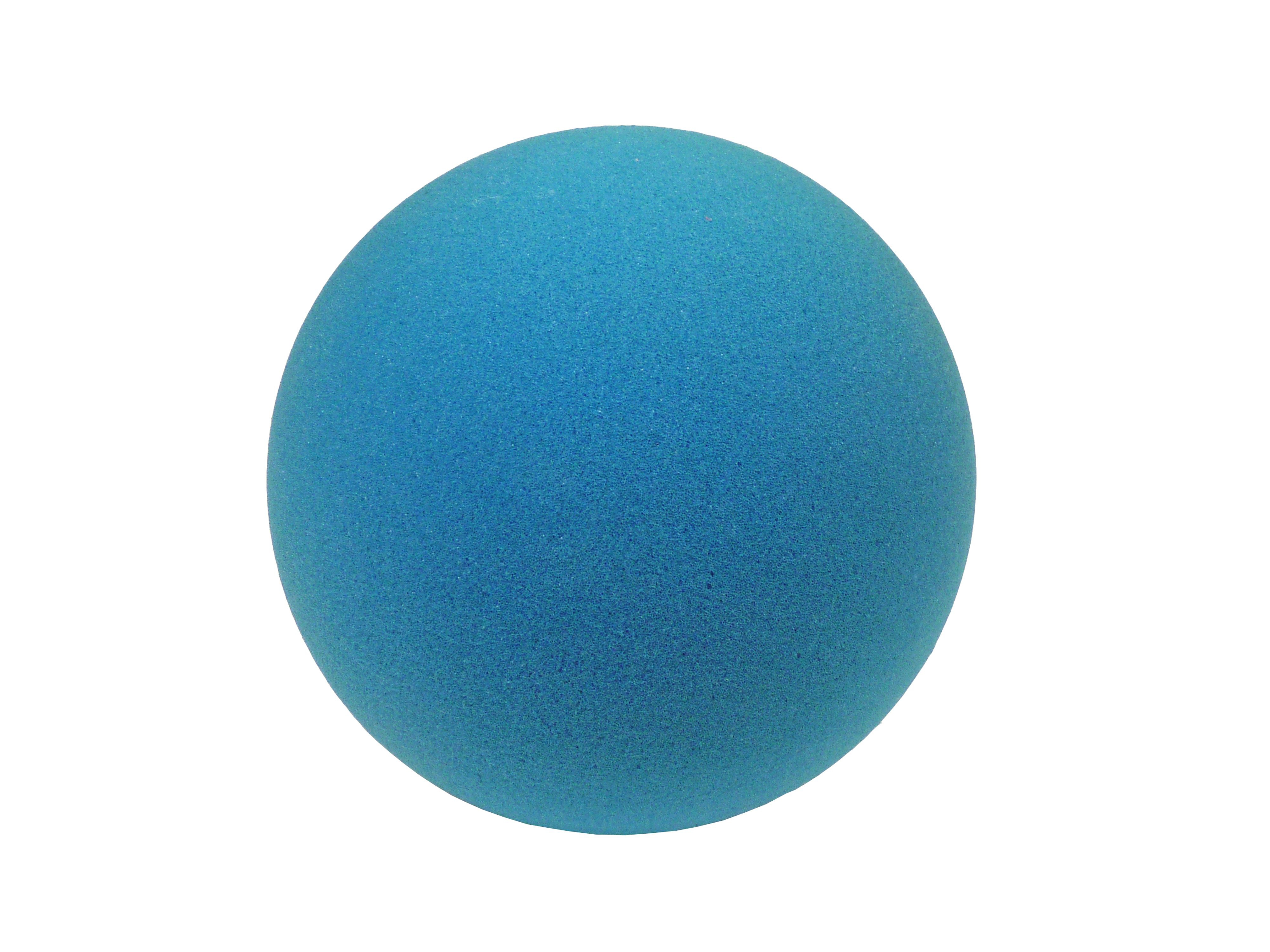 Ball aus Schaumstoff blau