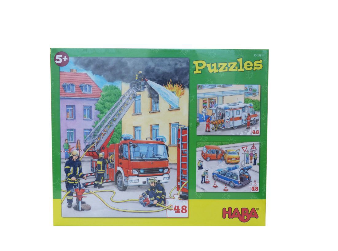 Puzzles Feuerwehr Einsatz