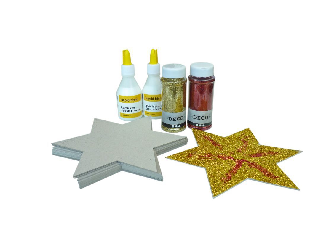 Sparset Glittersterne