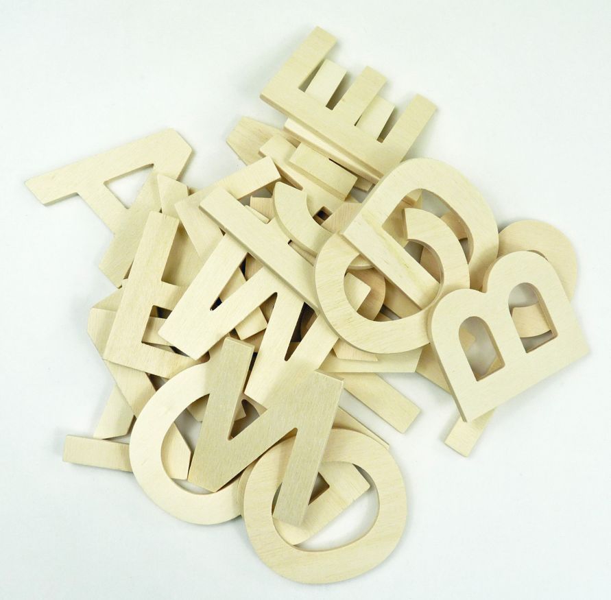 Holzbuchstaben A-Z Holzbuchstaben A-Z