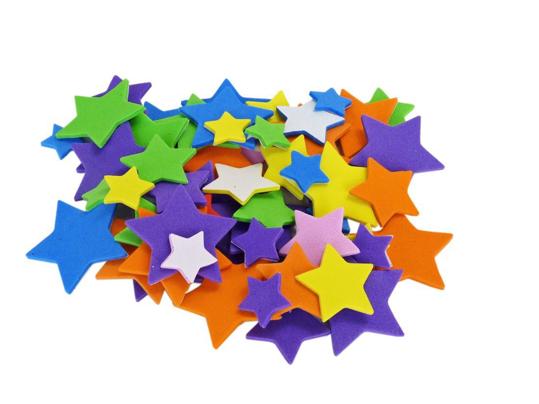 Moosgummi Sterne selbstklebend Moosgummi Sterne selbstklebend