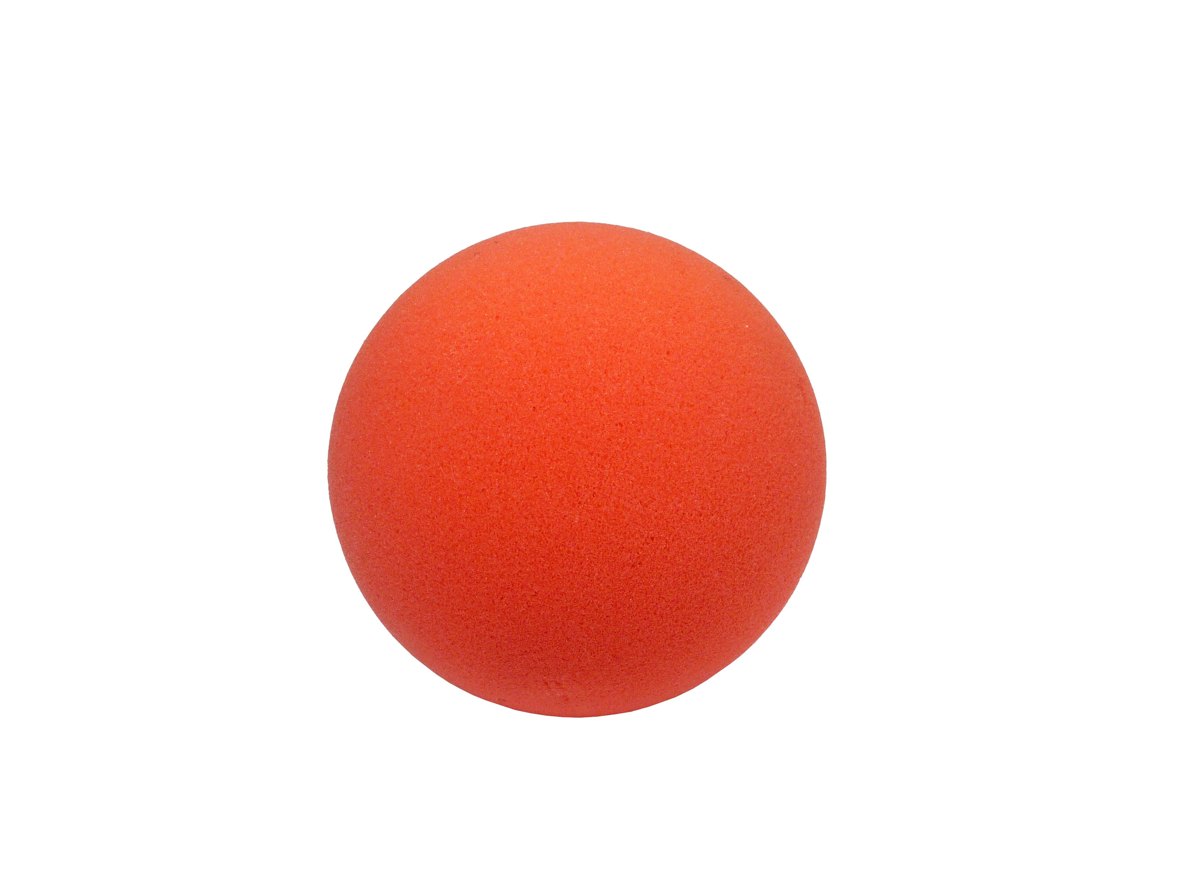 Ball aus Schaumstoff rot