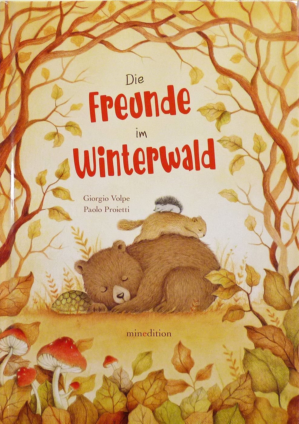 Die Freunde im Winterwald