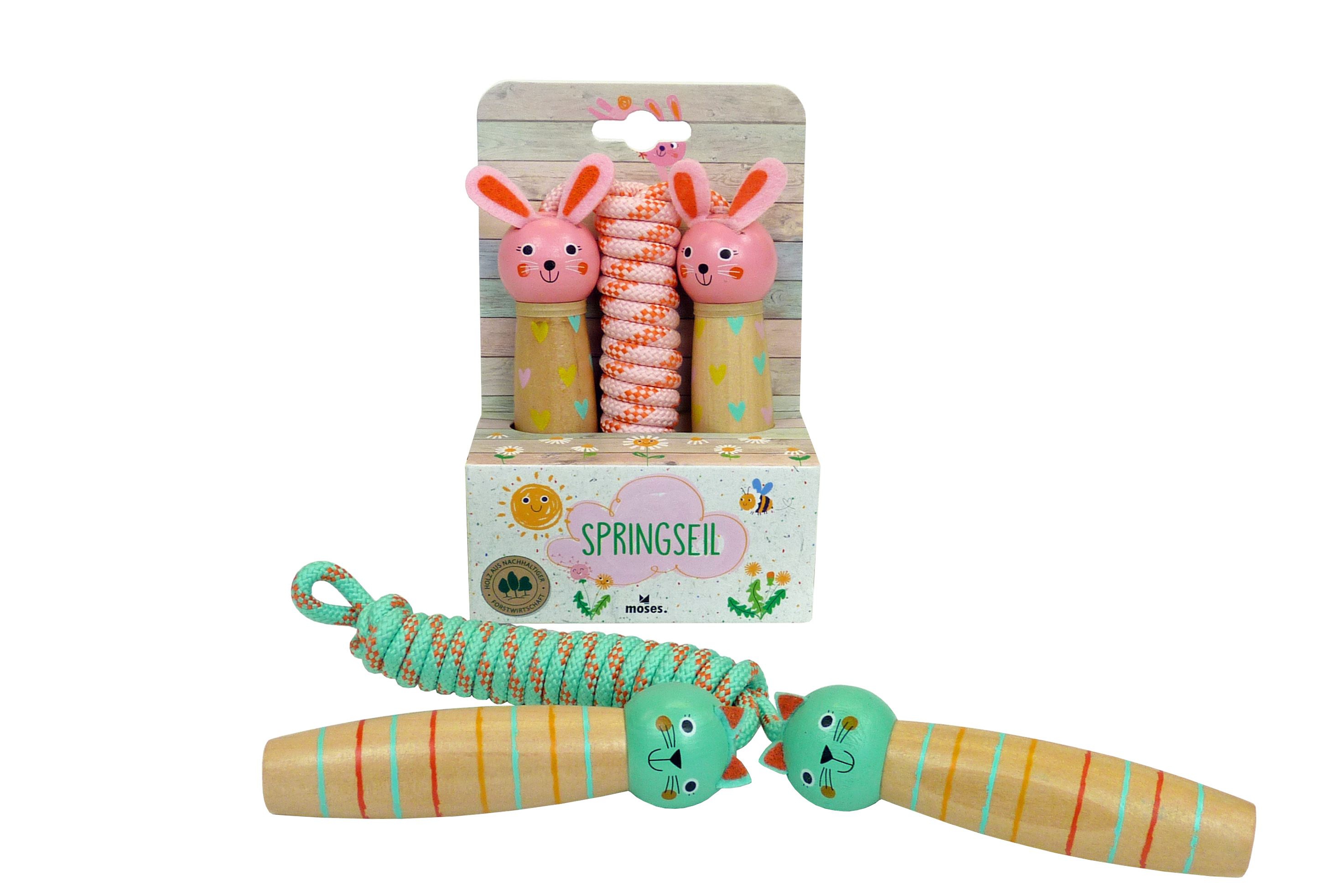 Springseil mit Holzgriff Springseil mit Holzgriff