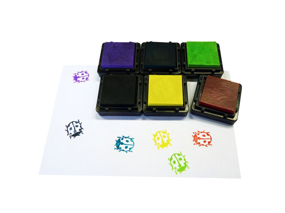 Stempelkissen 6 Farben Stempelkissen 6 Farben