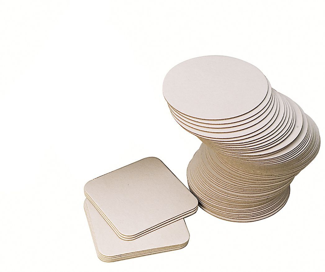 Bierfilzscheiben, rund Bierfilzscheiben, rund