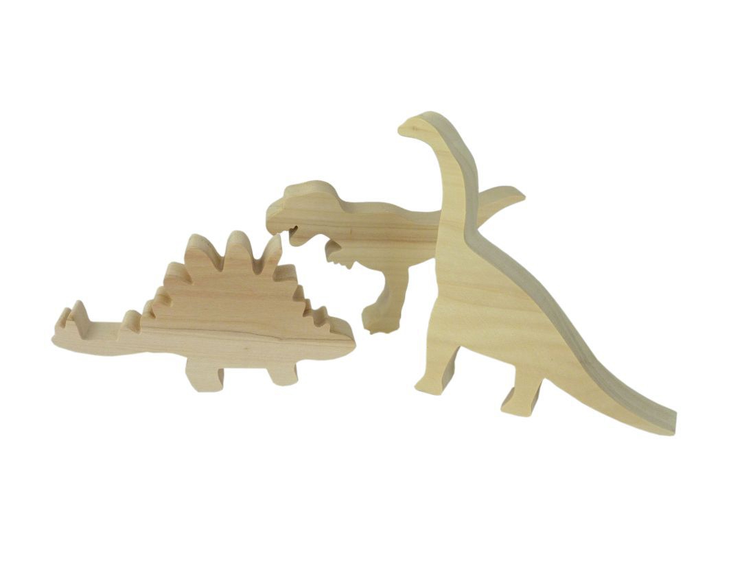 Dinosaurier Schnitzelrohlinge