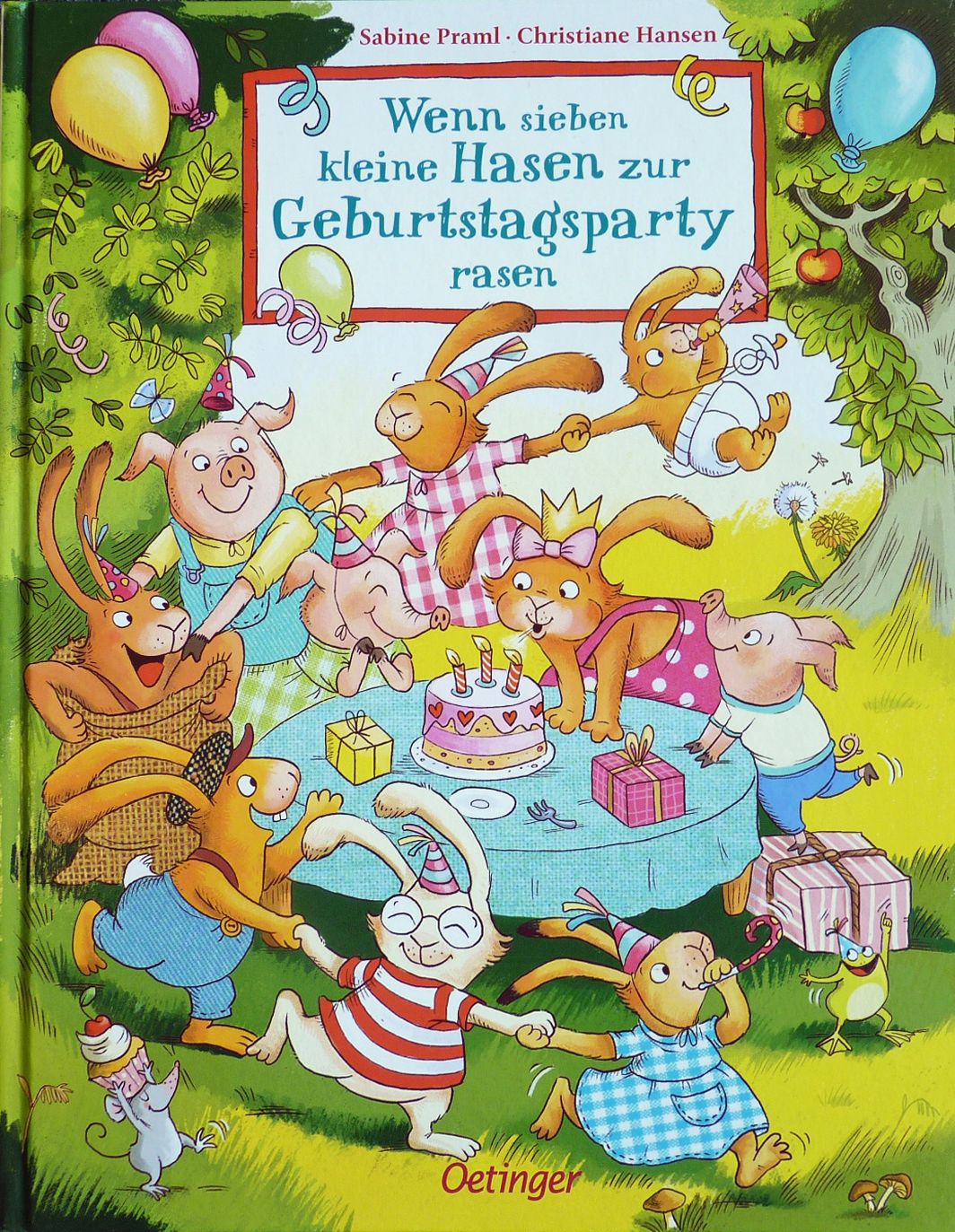 Wenn sieben kleine Hasen zur Geburtstagsparty rase Wenn sieben kleine Hasen zur Geburtstagsparty rase