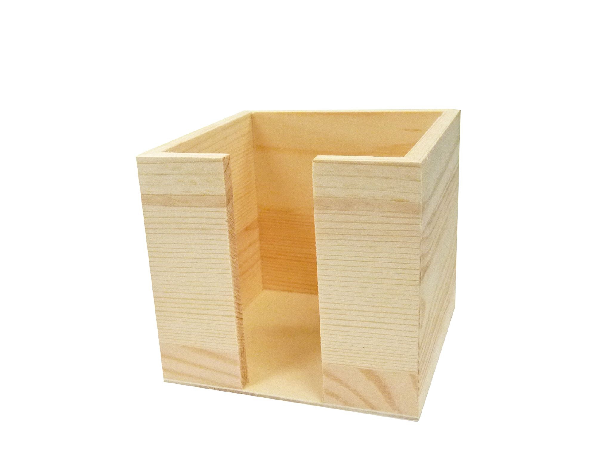 Zettelbox aus Holz