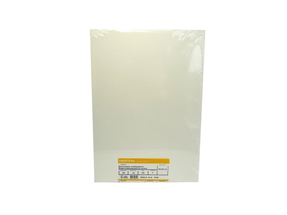 Zeichenpapier A4 einseitig gekörnt Zeichenpapier A4 einseitig gekörnt