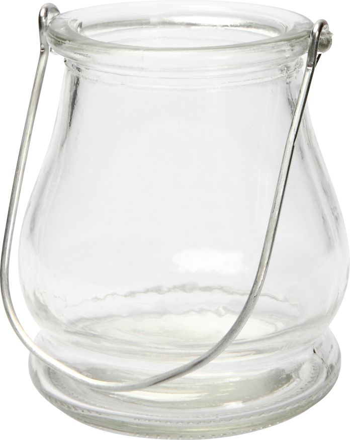 Kerzenglas-12er-Set bauchig mit Bügel