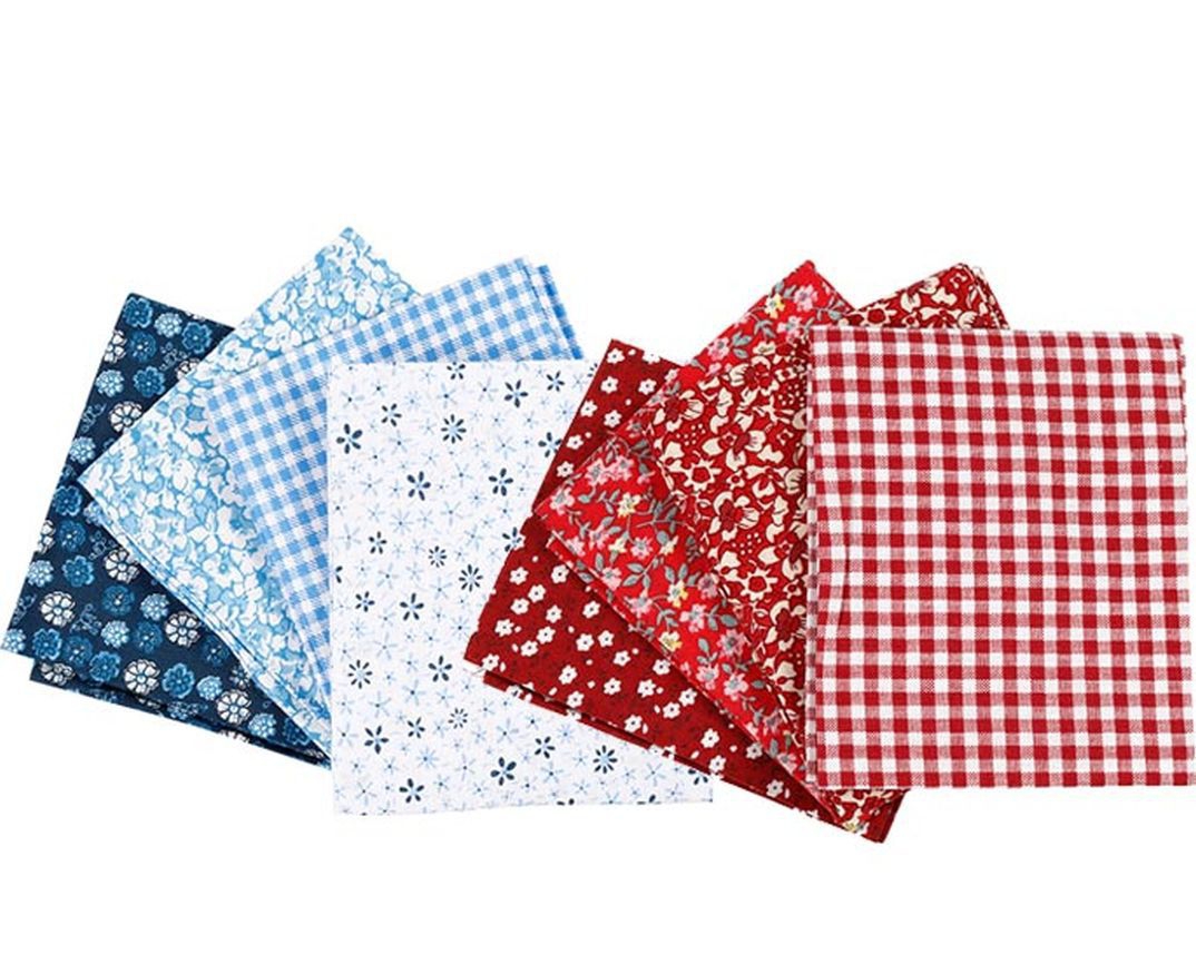 Patchwork-Stoffe gemustert