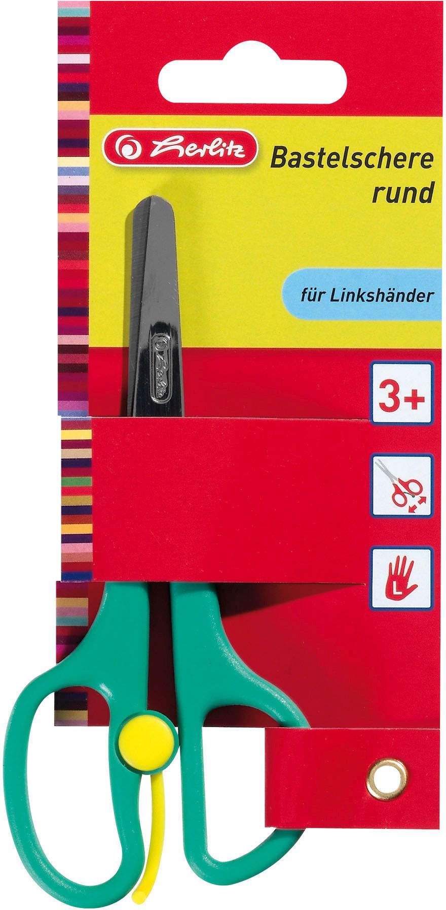 Kinderschere mit Schneidehilfe L