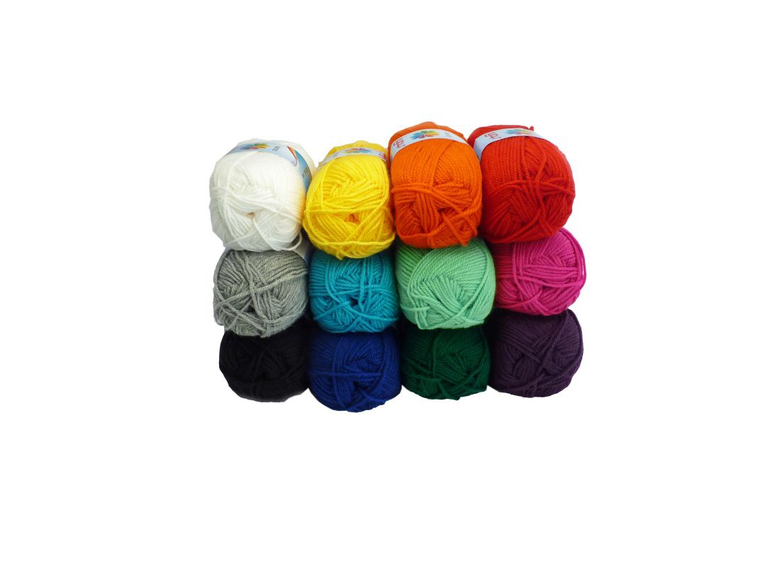 Schulwolle Sortiment