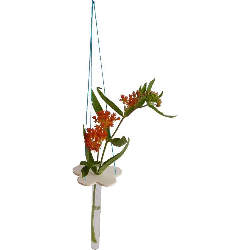 Reagenzglashänger Blume zum Aufhängen