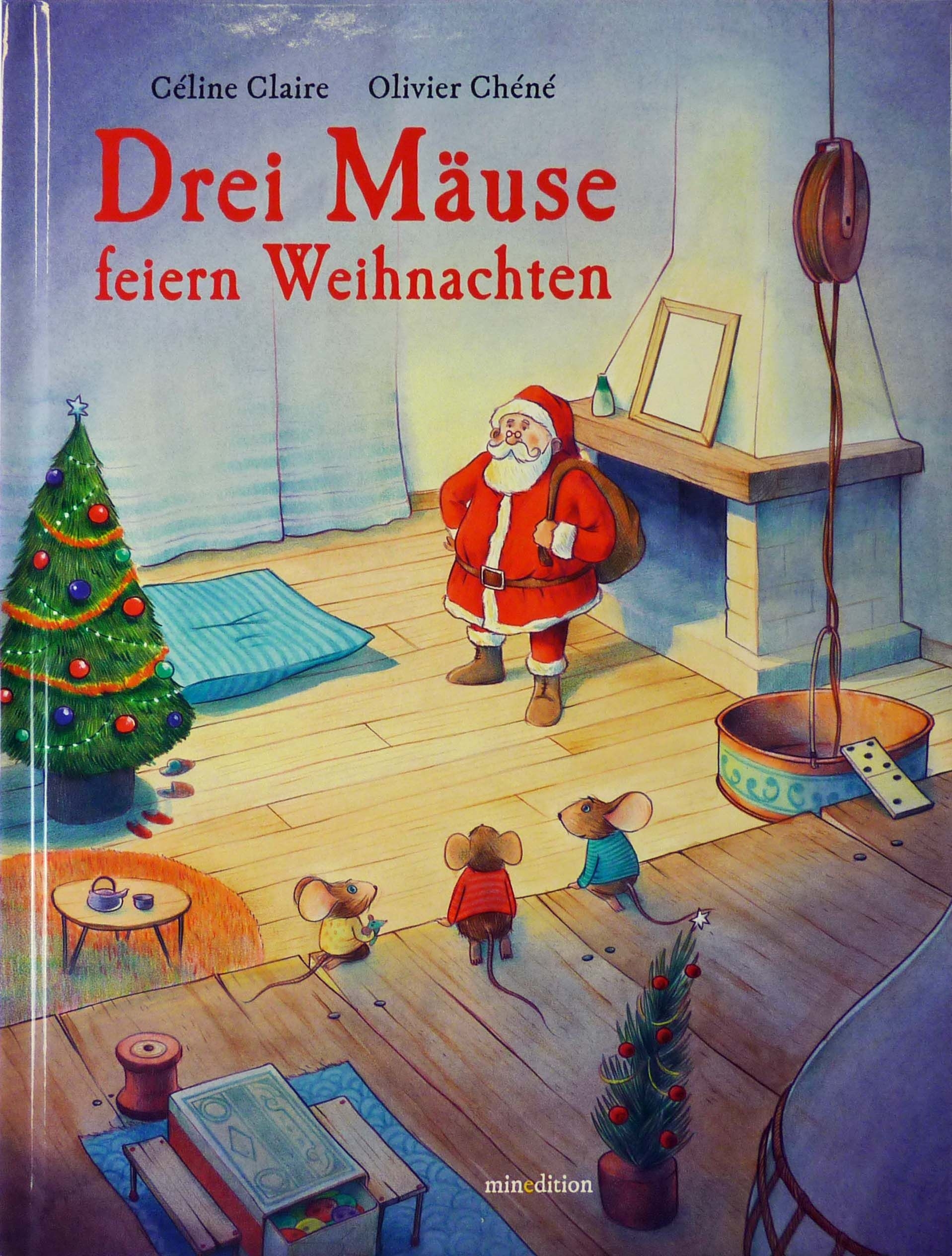 Drei Mäuse feiern Weihnachten