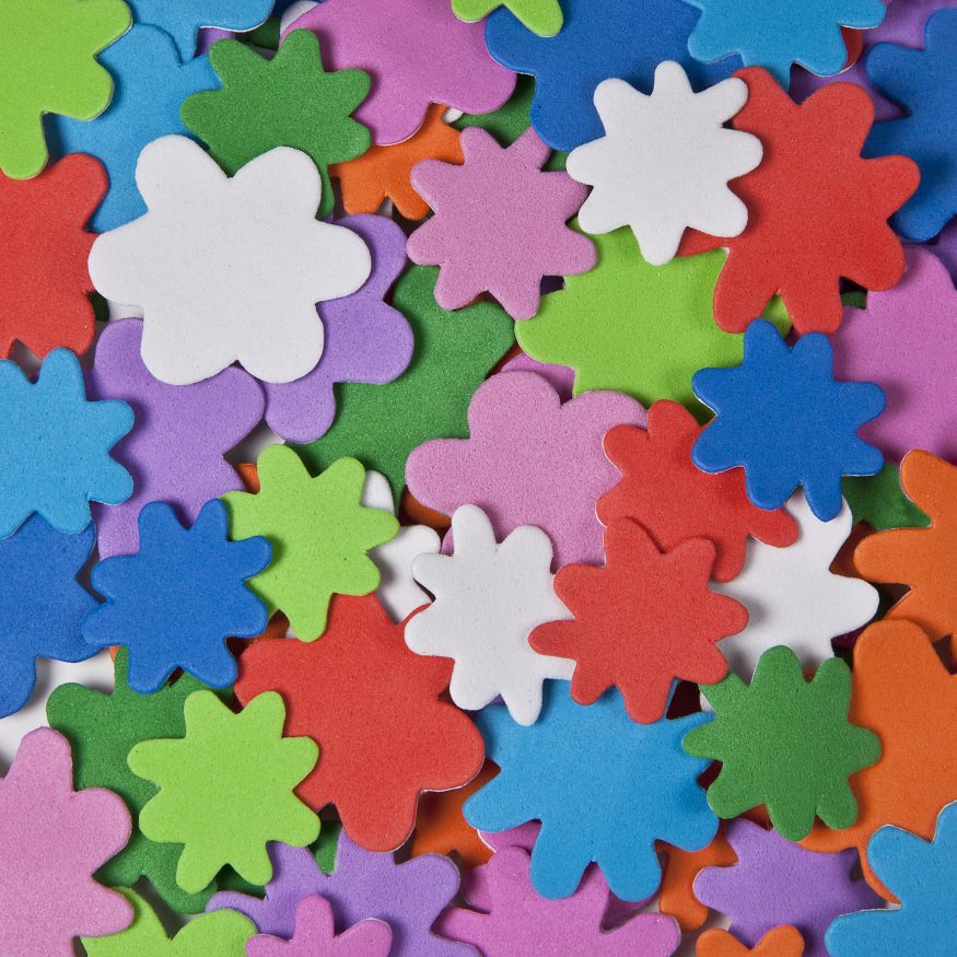 Moosgummi Blumen selbstklebend Moosgummi Blumen selbstklebend