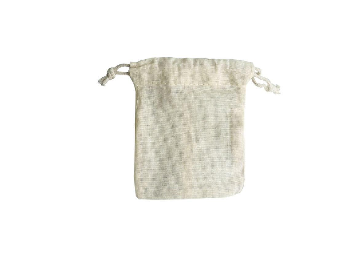 Baumwollsäckchen klein mit Kordelzug Baumwollsäckchen klein mit Kordelzug