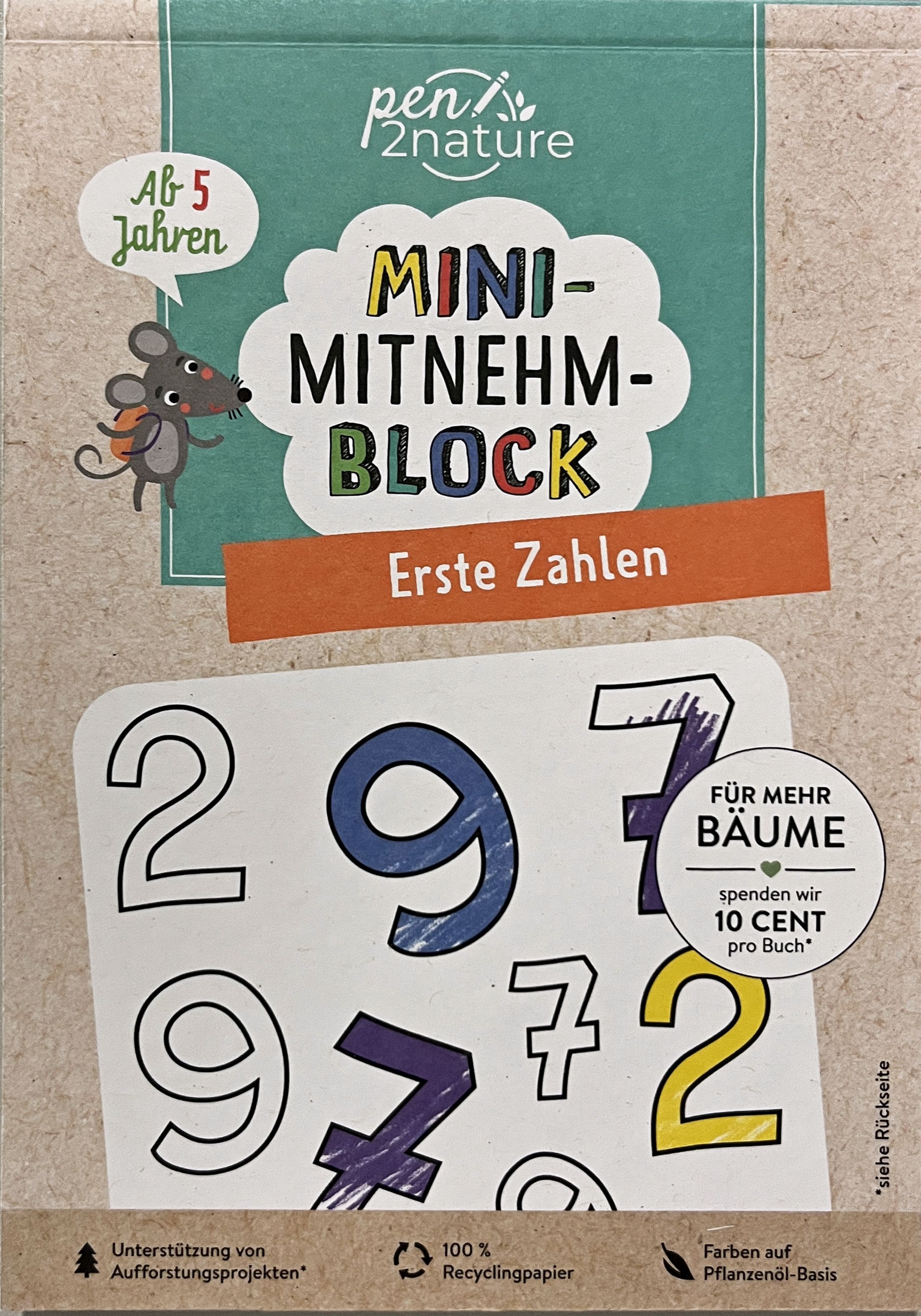 Mini-Mitnehm-Block (Erste Zahlen)