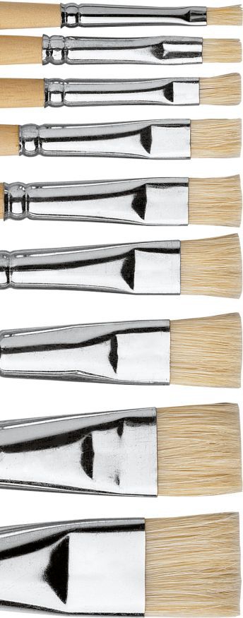 Pinsel flach lang 14 Pinsel flach lang 14