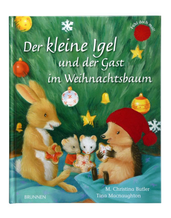 Der kleine Igel und der Gast im Weihnachtsbaum