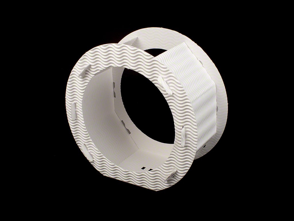 Laternenrohlinge aus 3D-Wellpappe