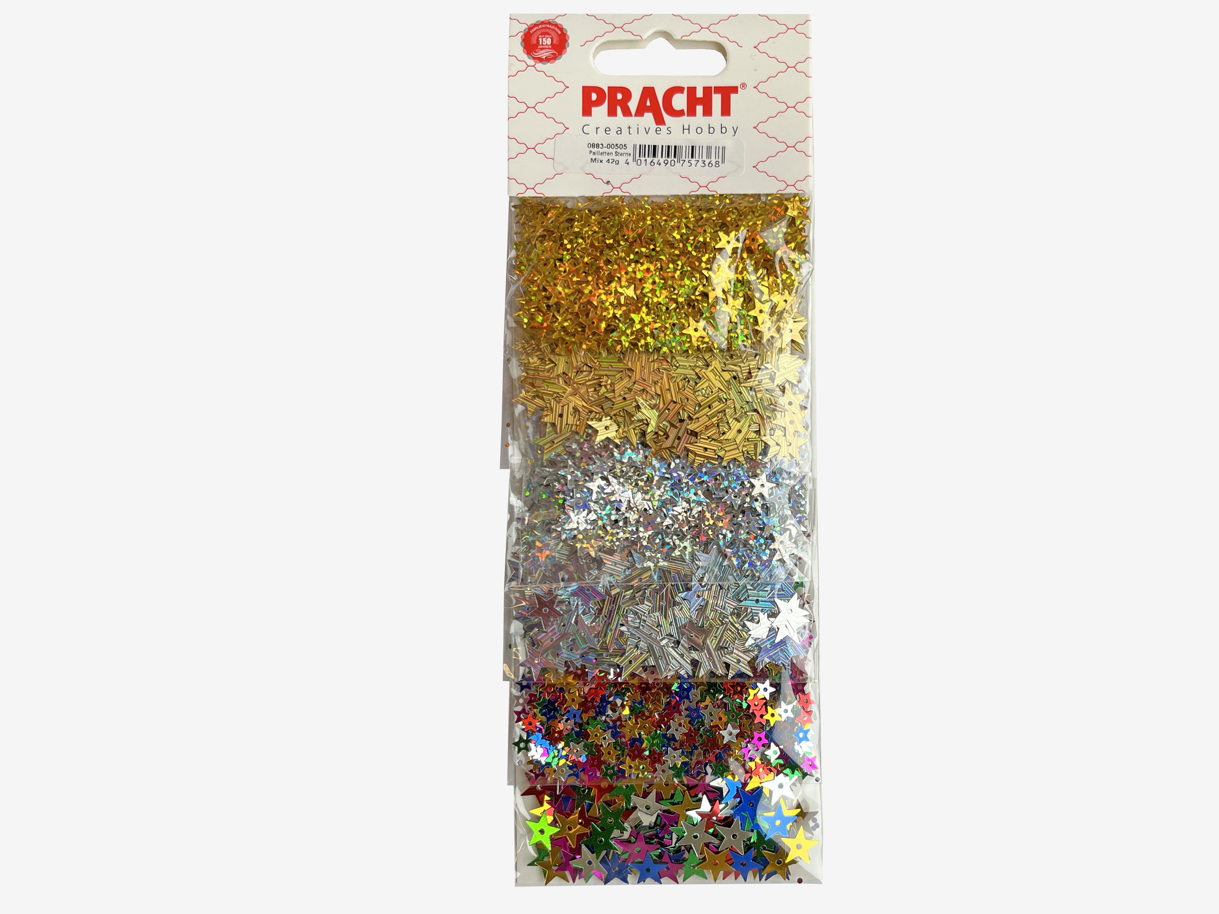 Paillettenmix Sternchen bunt