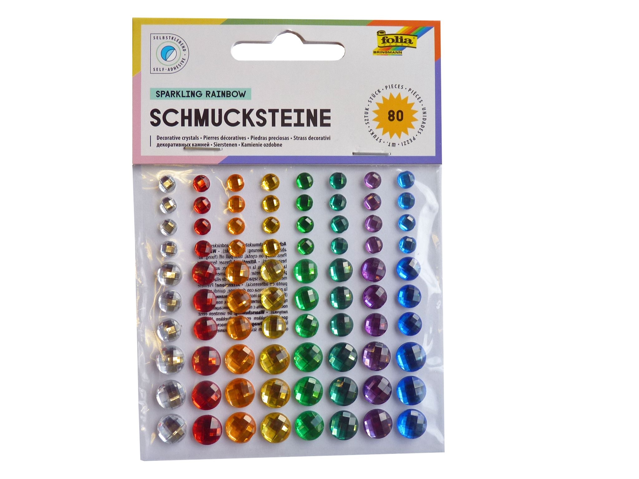 Schmucksteine selbstklebend bunt Schmucksteine selbstklebend bunt