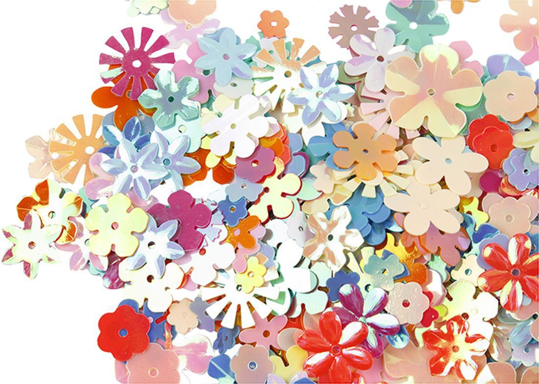 Paillettenmix Blüten Paillettenmix Blüten