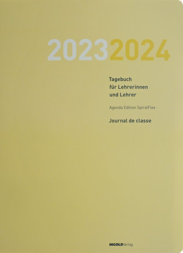Tagebuch für Lehrer:innen Agenda 2023/2024