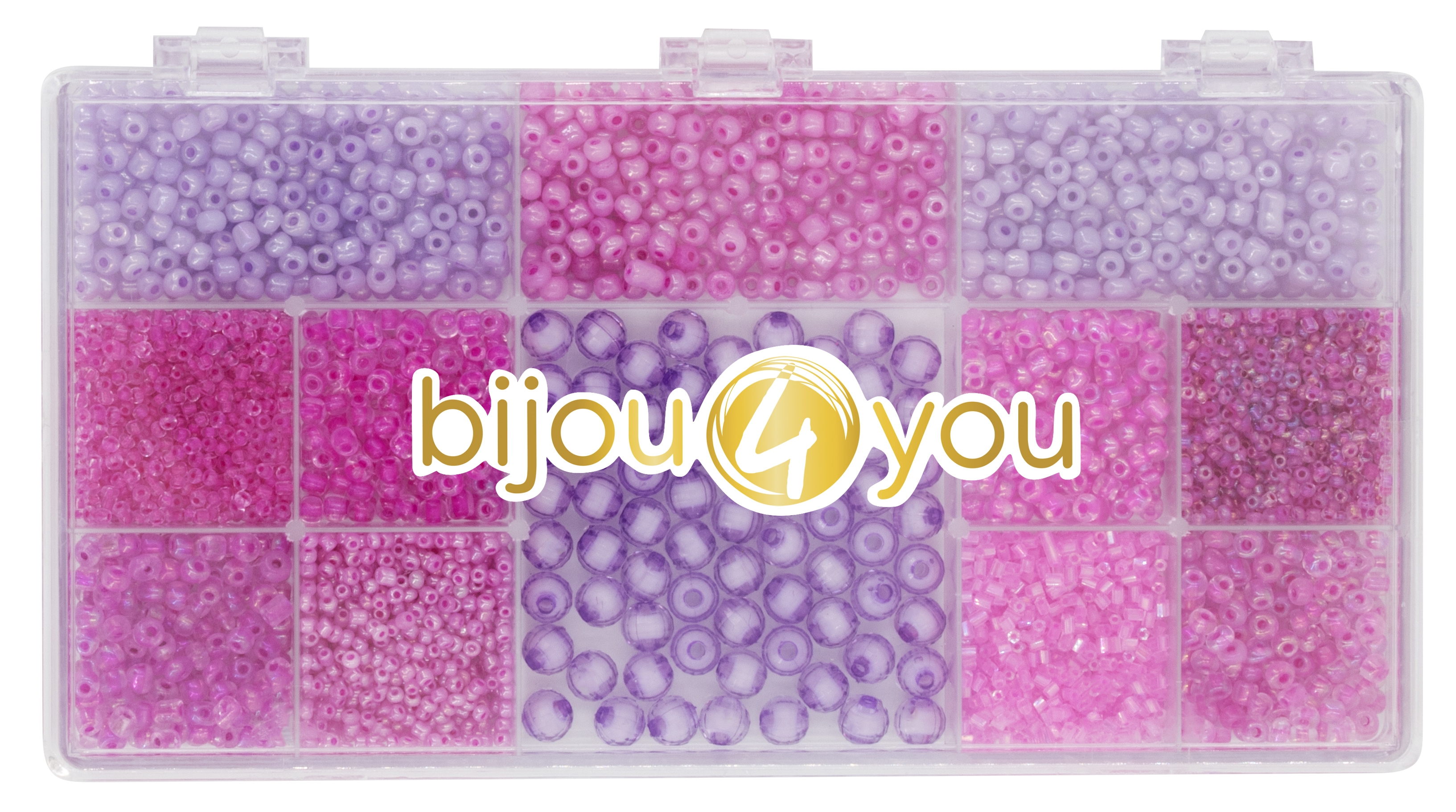 Perlen-Set pinktöne