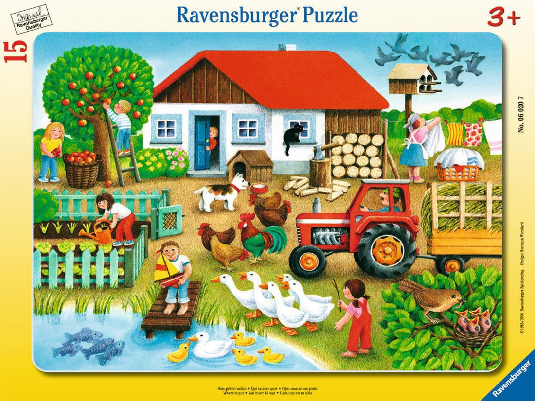 Puzzle Was gehört wohin?