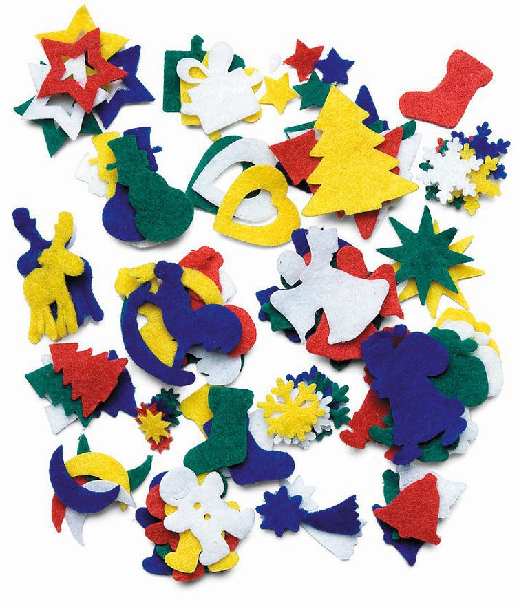 Filzstanzteile Weihnachten Filzstanzteile Weihnachten