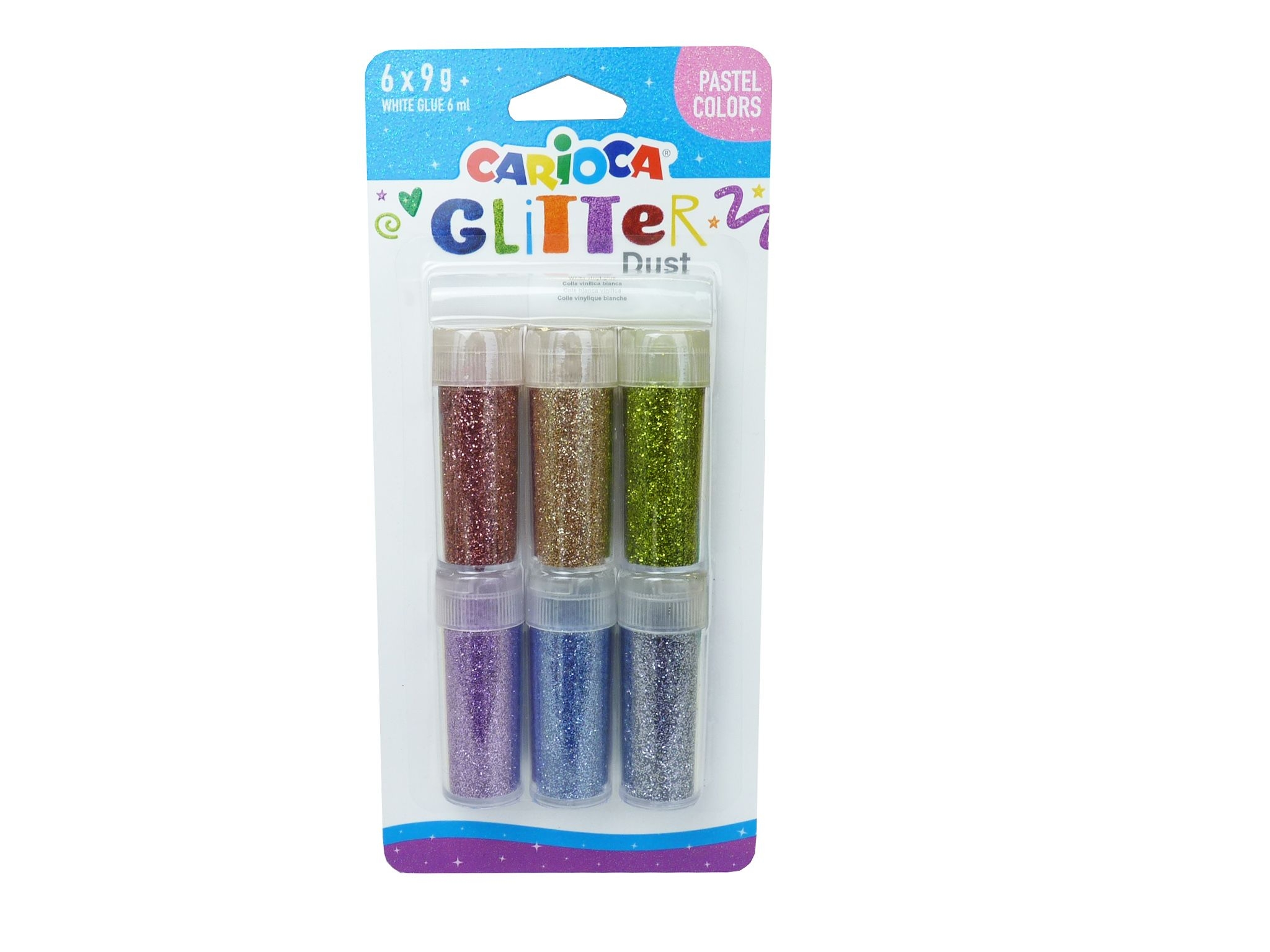 Glitter 6er Set Pastell Glitter 6er Set Pastell