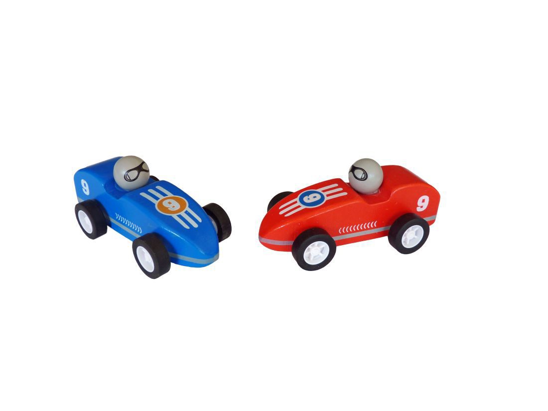 Rennauto mit Rückzug