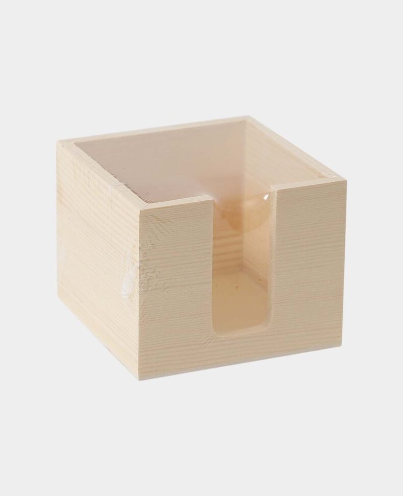 Notizzettelbox aus Holz