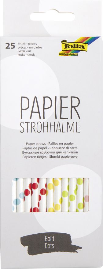 Trinkhalme aus Papier