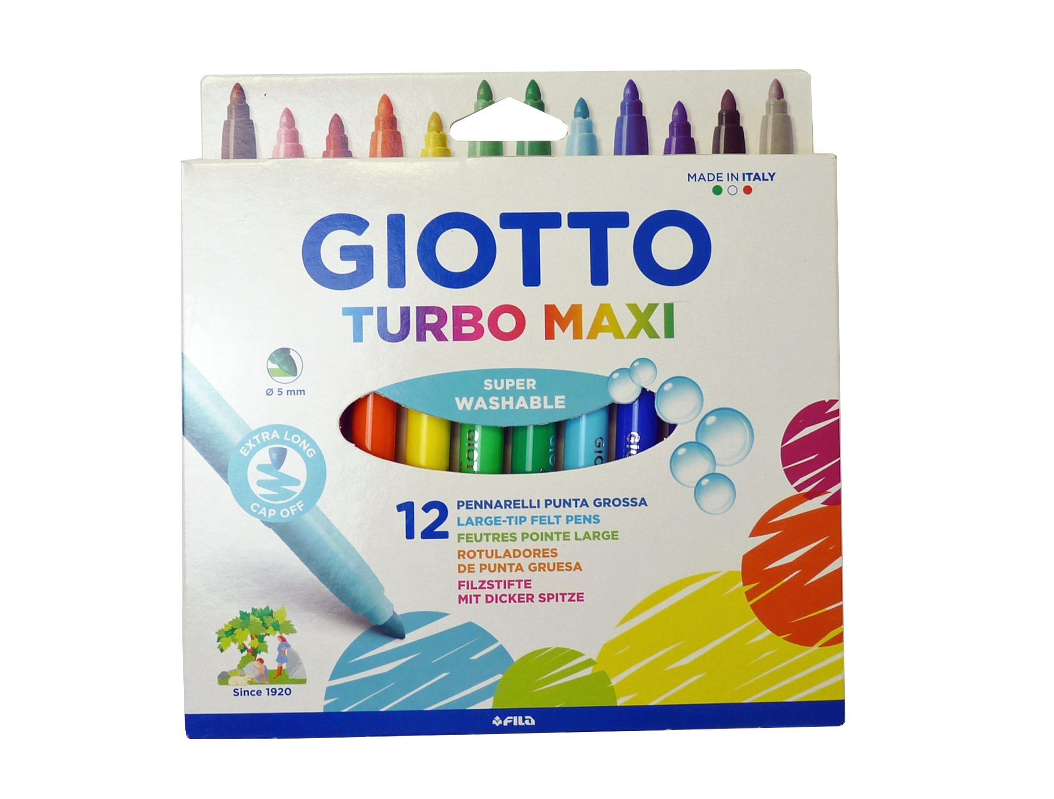Filzstifte Giotto Turbo Maxi 12 Stifte