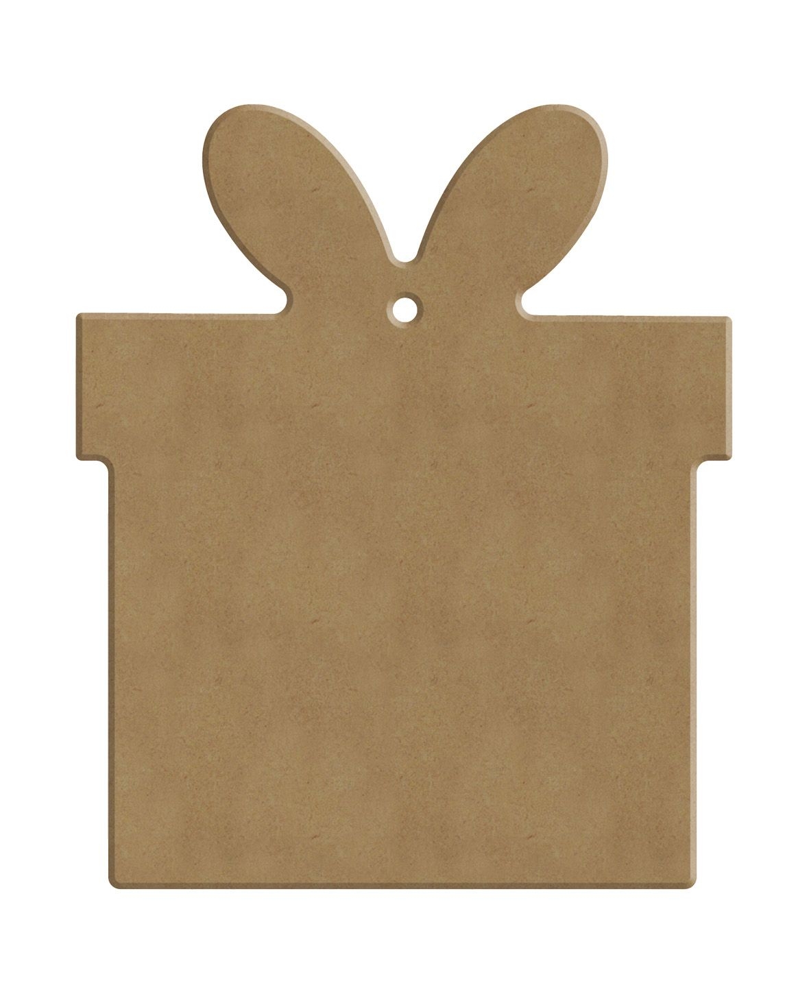Anhänger Geschenk MDF natur