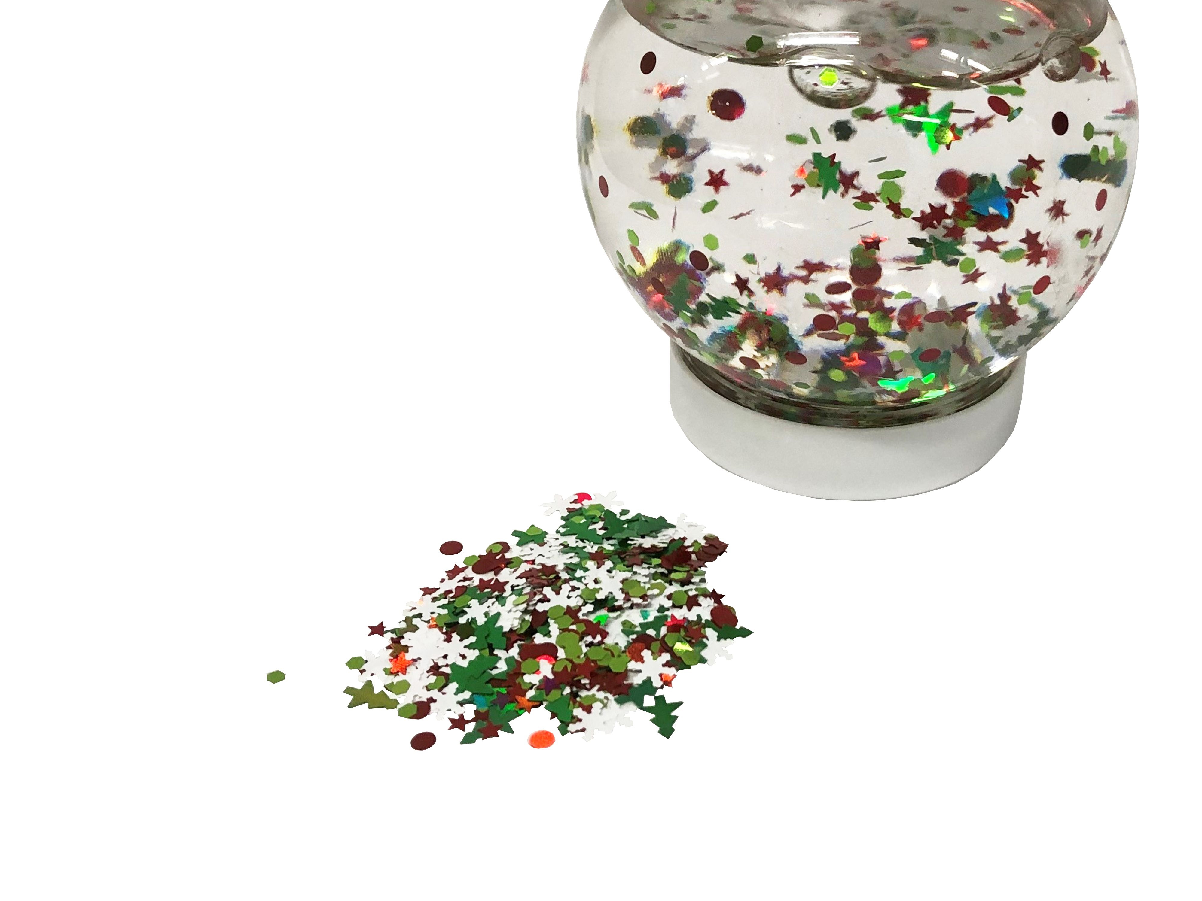 Pailletten Weihnachtsformen (ohne Schneekugel) Pailletten Weihnachtsformen (ohne Schneekugel)