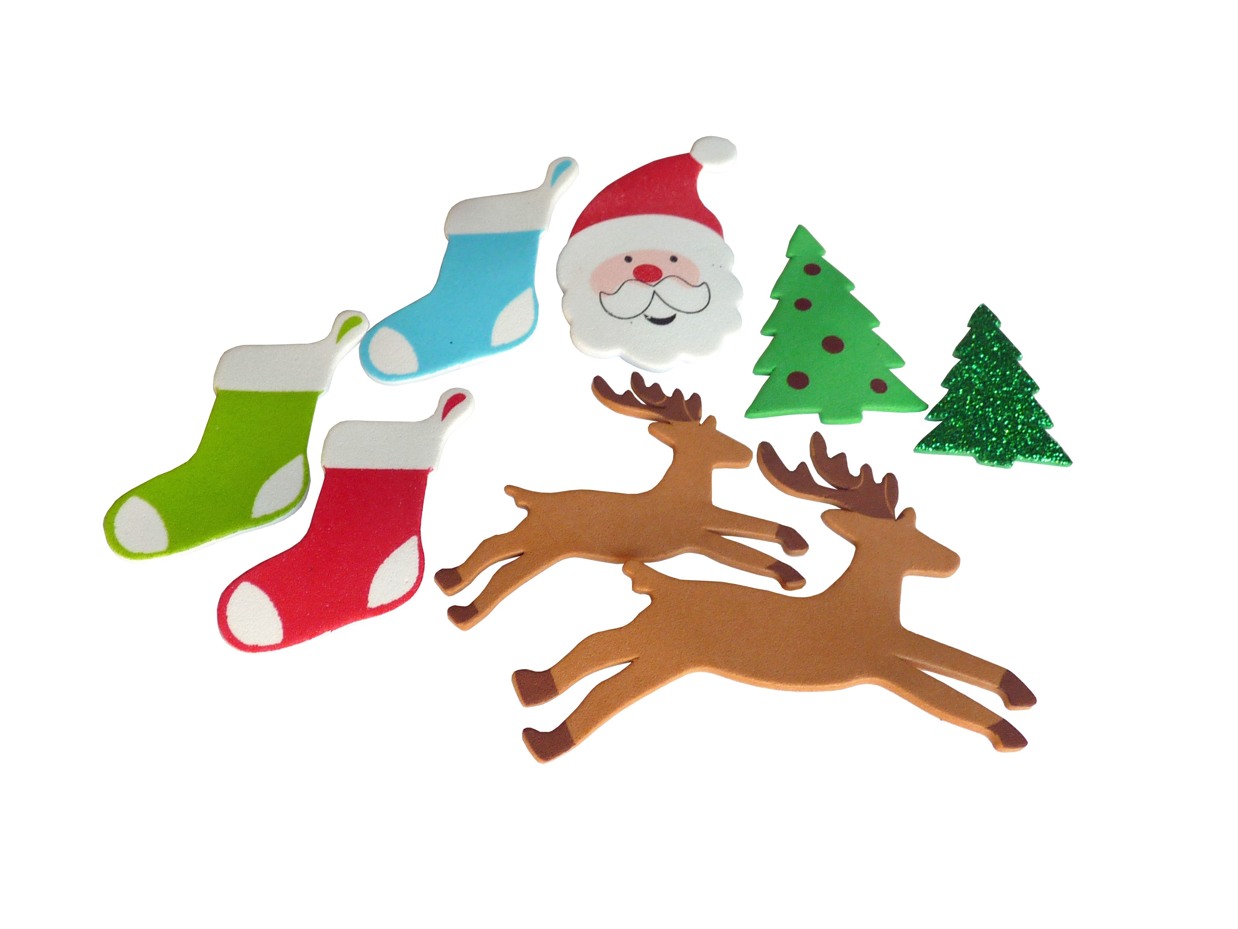 Moosgummi Weihnachten selbstklebend Moosgummi Weihnachten selbstklebend