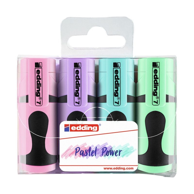 Textmarker mini Edding Pastell