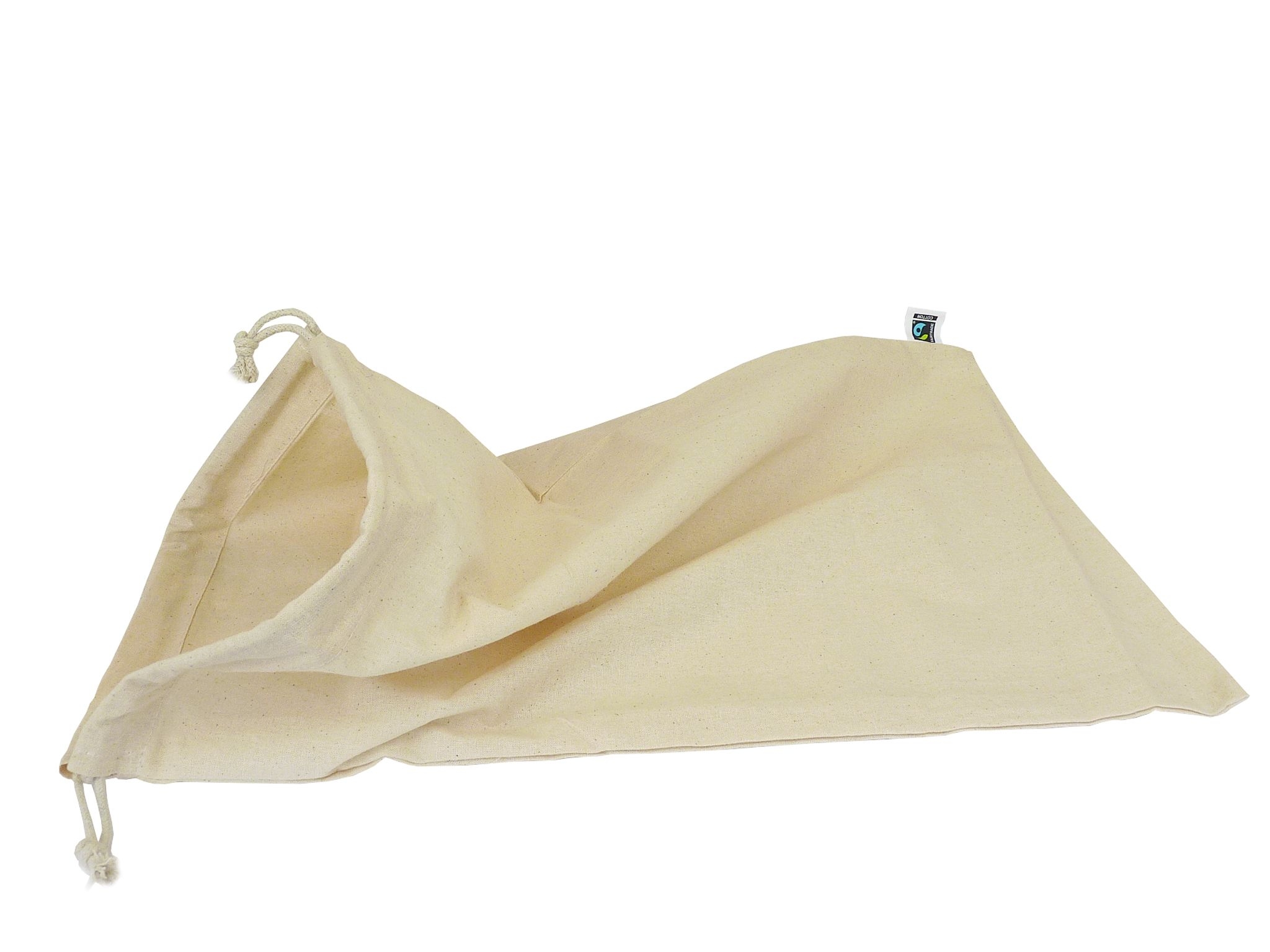 Baumwollsack gross mit Kordelzug Baumwollsack gross mit Kordelzug