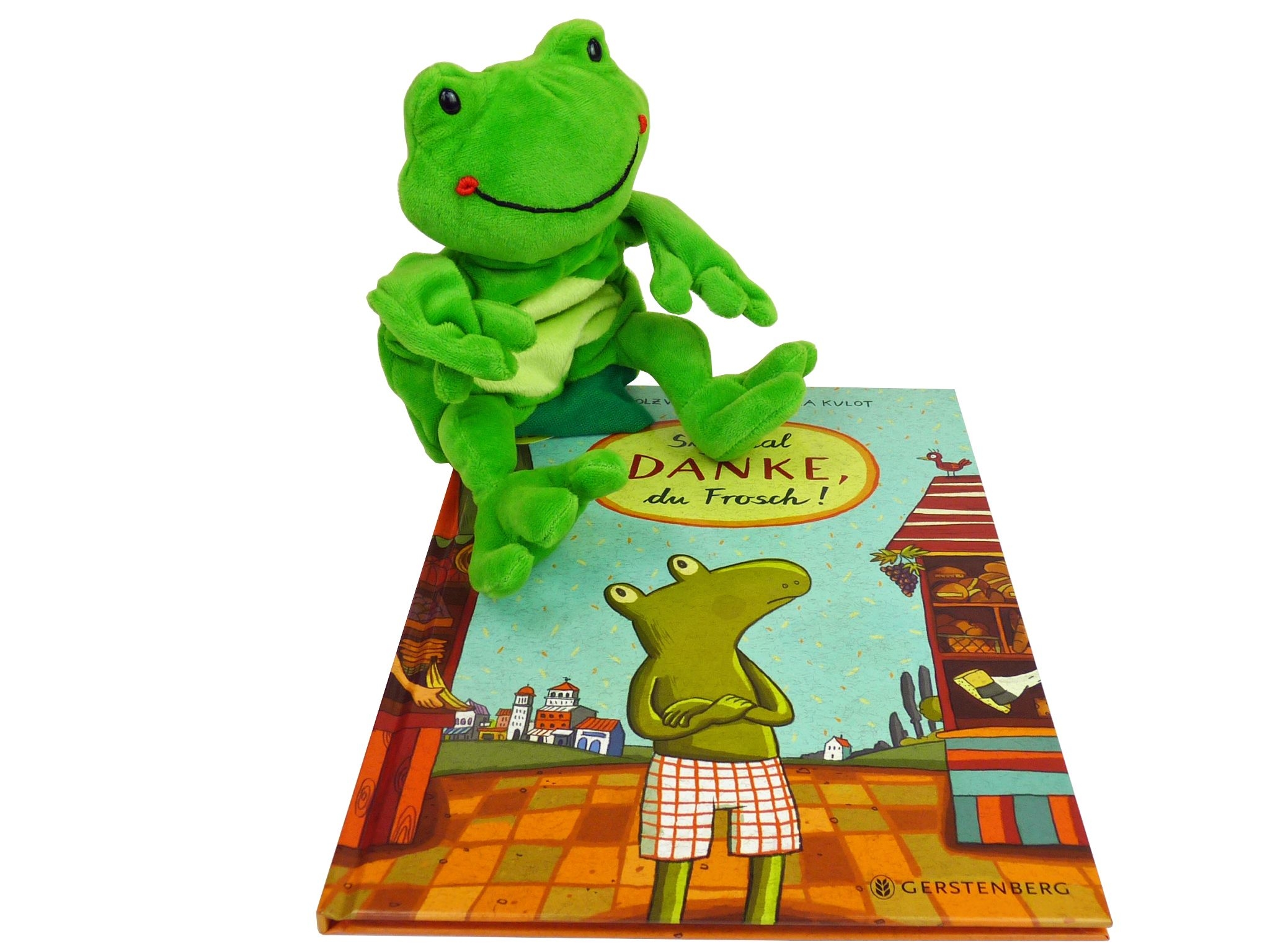 Sag mal DANKE, du Frosch! & Handschuhtier Frosch Sag mal DANKE, du Frosch! & Handschuhtier Frosch