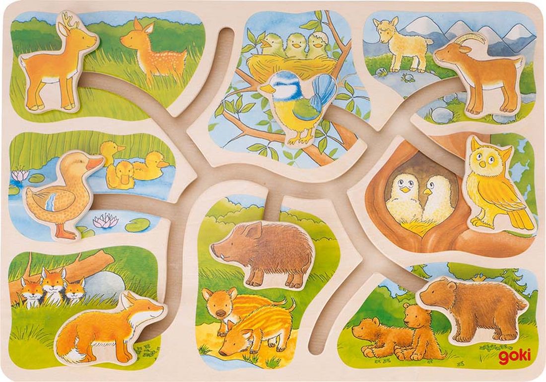 Schiebepuzzle Wer gehört zu wem? Schiebepuzzle Wer gehört zu wem?