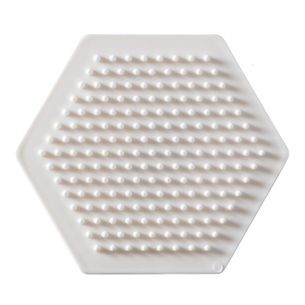 Bügelperlen Legeplatte Hexagon
