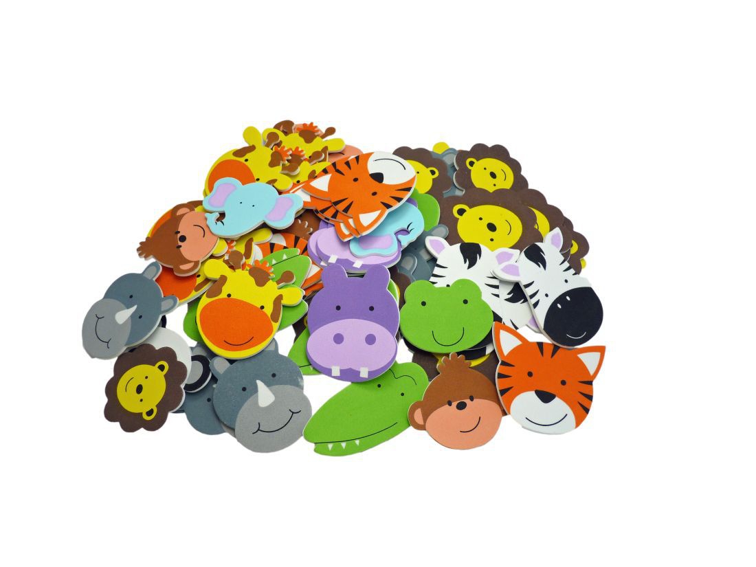 Moosgummi Zootiere selbstklebend Moosgummi Zootiere selbstklebend