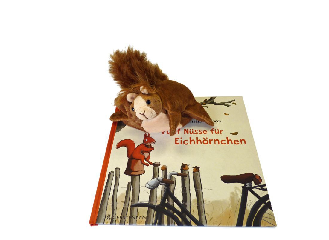 Fünf Nüsse für Eichhörnchen und Eichhörnchen Fünf Nüsse für Eichhörnchen und Eichhörnchen