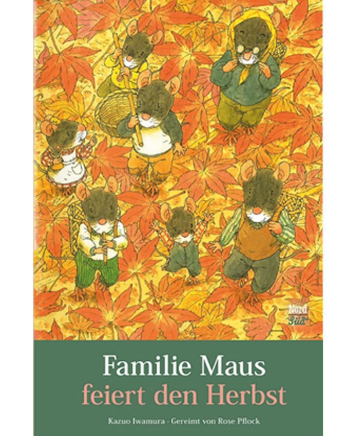 Familie Maus feiert den Herbst