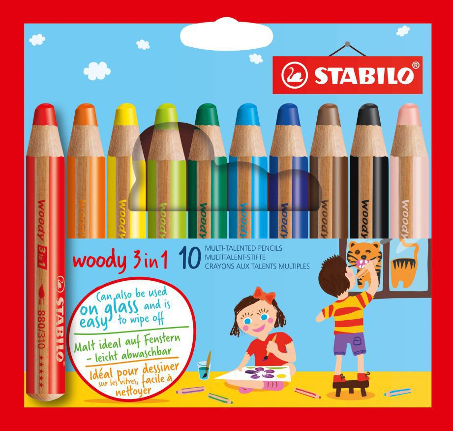 Malstift Woody 3 in 1